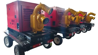 8inch Self Priming Sewage Pump With Silent Trailer
